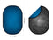 Kate Double-face Abstrait Gris foncé/Bleu Photographie Toile de fond Pliable 5x6.5pi(1.5x2m) - Kate Backdrop FR