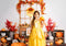 Kate Feuilles Action de grâces Automne Toile de fond conçue par Uta Mueller Photographie - Kate Backdrop FR