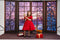 Kate Porte-Fenêtre Nuit Noël Hiver Toile de fond conçue par Chain Photography - Kate Backdrop FR