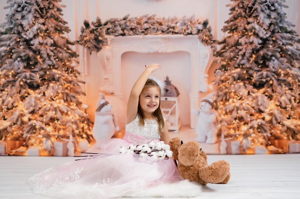Kate toile de fond de cheminée blanche de Noël pour la photographie - Kate Backdrop FR