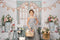 Kate Maison de fleurs Printemps Pâques Toile de fond conçue par Emetselch - Kate Backdrop FR