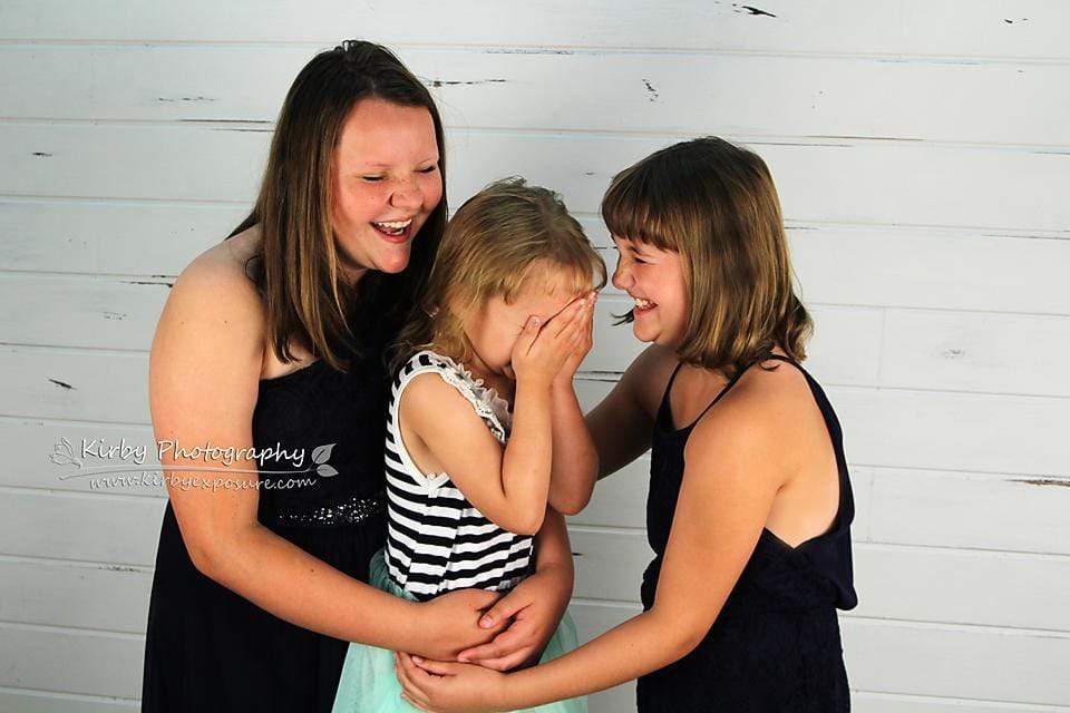 Katebackdrop£ºKate Distressed White Shiplap Wood Backdrop designed by Arica Kirby