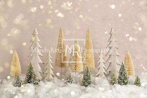 Kate Arbres de Noël Élégant Paillettes Toile de fond conçue par Mandy Ringe Photography - Kate Backdrop FR