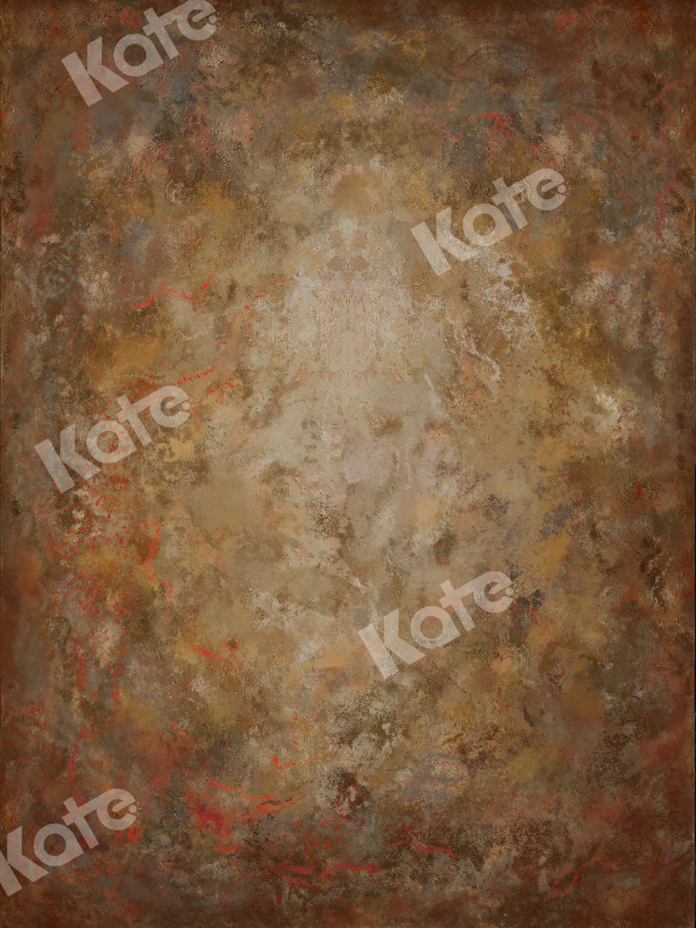 Kate Abstraite Vintage Brun Portrait Toile de fond conçue par Jia Chan Photographie