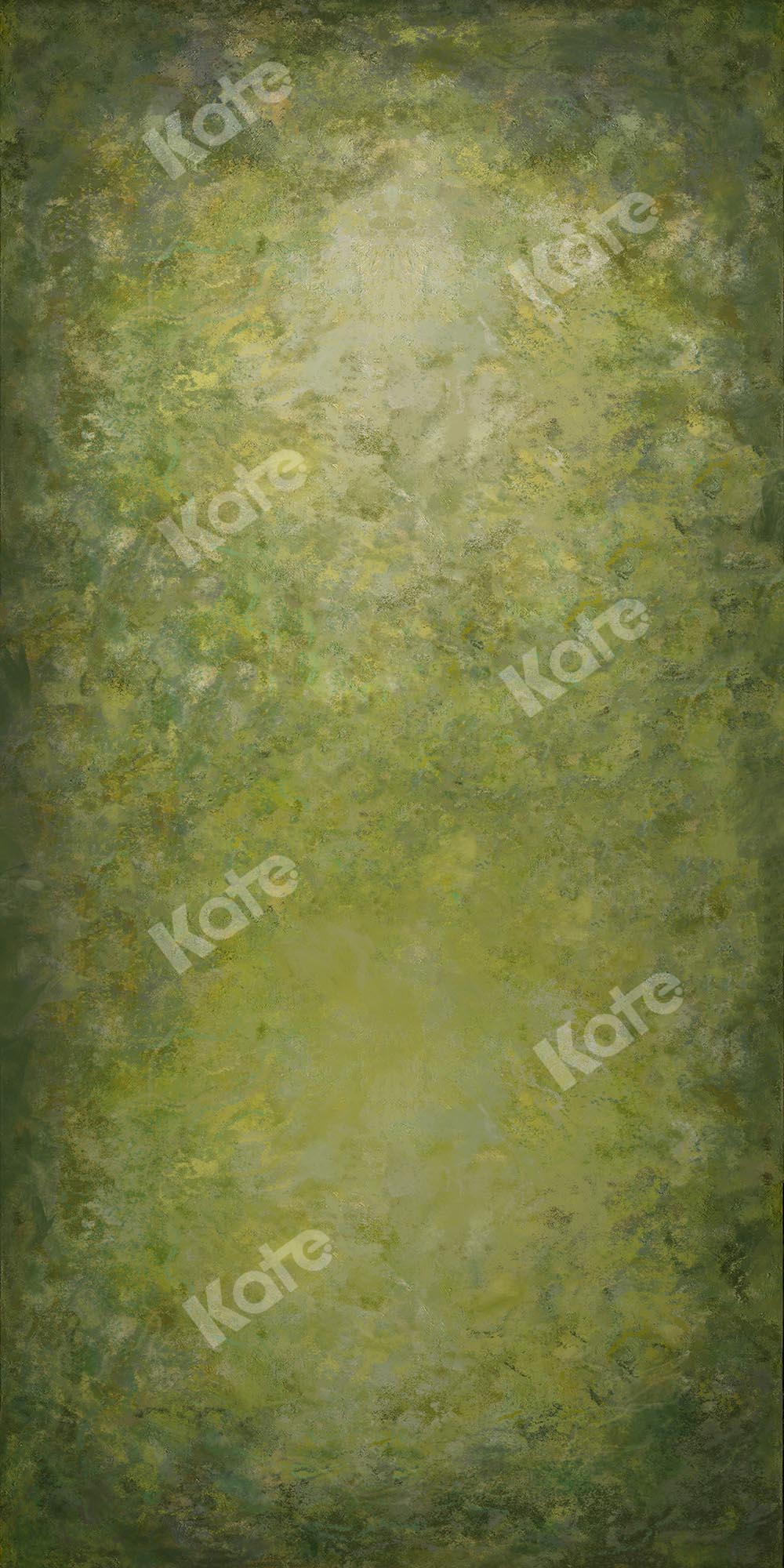 Kate Sweep Mur-à-Sol Abstrait Vert Portrait Toile de fond pour la photographie - Kate Backdrop FR