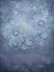 Kate Printemps Fleurs Abstrait Bleu Violet Portrait Toile de fond pour la photographie - Kate Backdrop FR
