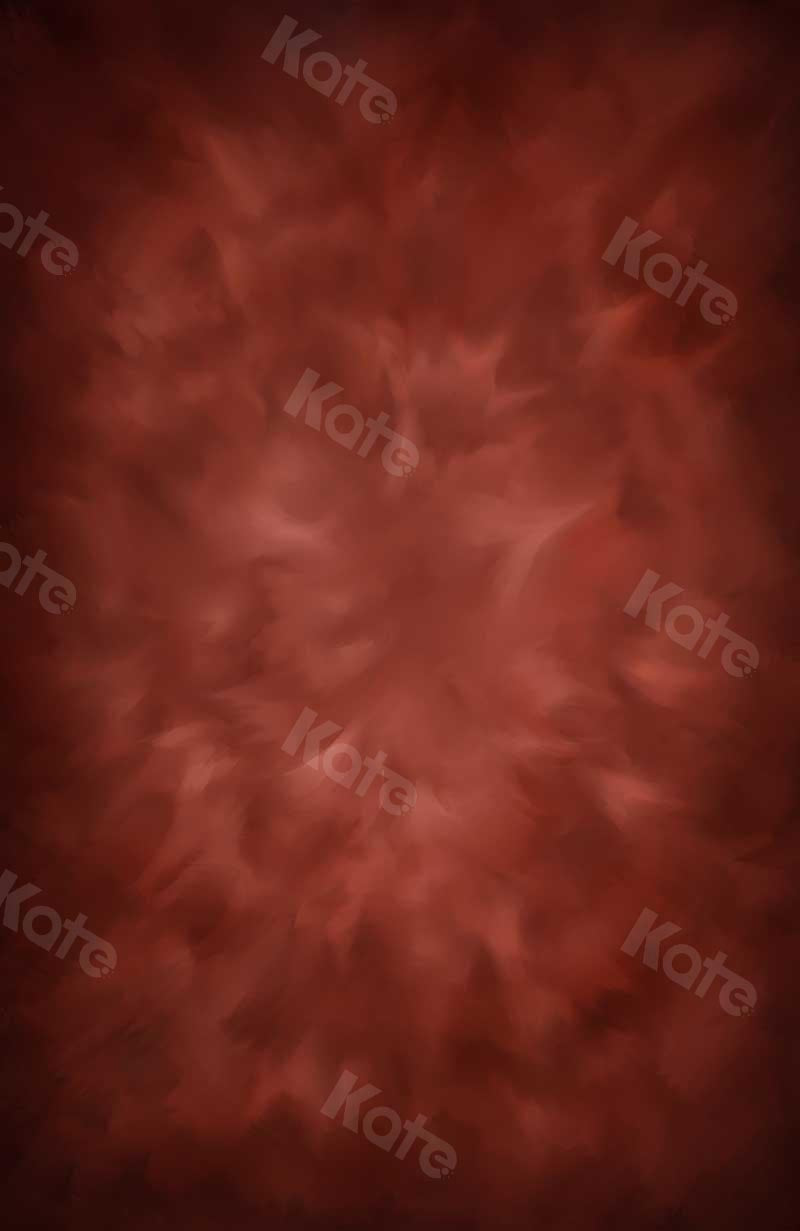 Kate Texturée Rouge Oxyde de fer Abstrait Toile de fond conçue par GQ