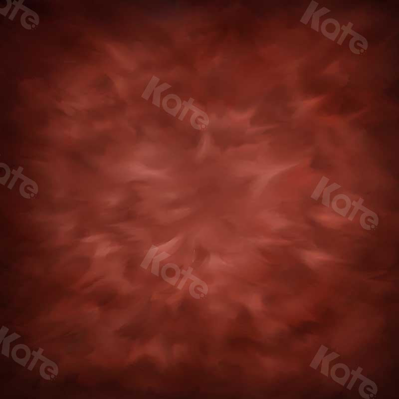 Kate Texturée Rouge Oxyde de fer Abstrait Toile de fond conçue par GQ - Kate Backdrop FR