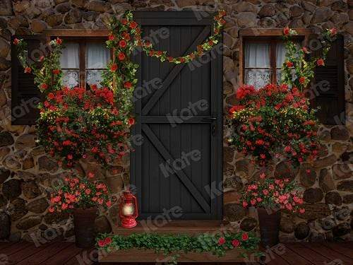 Katebackdrop£ºKate La Saint-Valentin with Floral Barn Door Backdrop Designed By Jerry_Sina