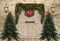 Kate Porte Mur de briques Toile de fond Arbres de Noël conçue par la photographie JS - Kate Backdrop FR