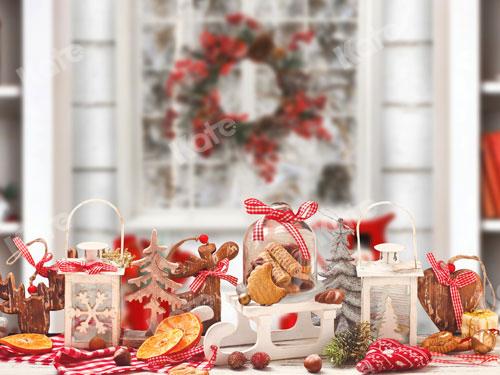 Kate Chocolat chaud Vacances Noël Toile de fond conçue par JS Photographie