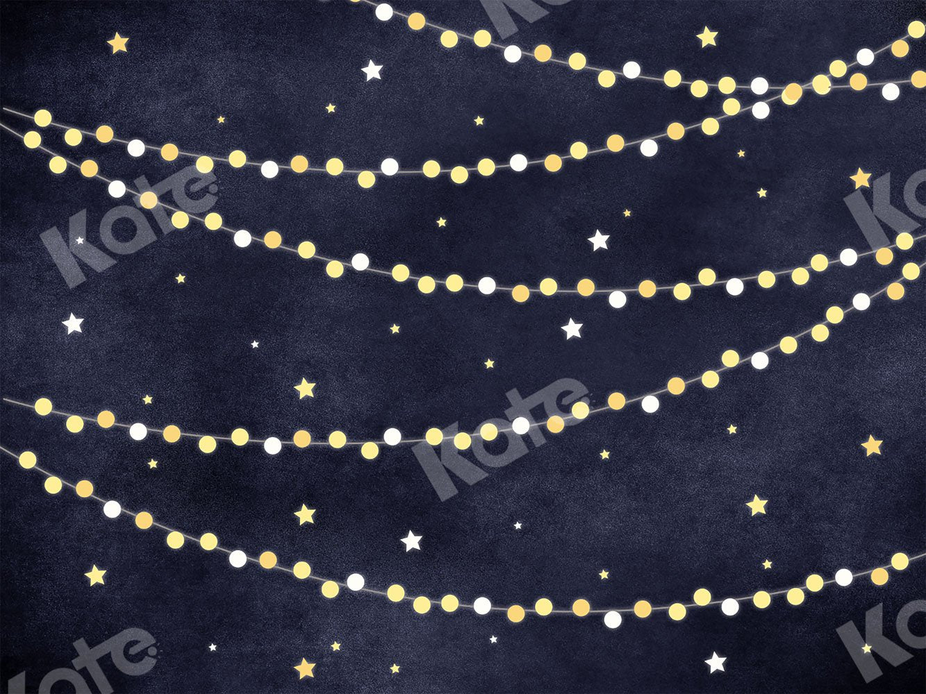 Kate Lumières Étoiles Enfant Nuit Toile de fond conçue par JFCC