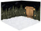 Kate Neige Arbres Noël Porte Nuit Ensemble de chambre (8pix8pi&10pix8pi&8pix10pi) - Kate Backdrop FR