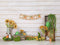 Katebackdrop£ºKate Wooden Sunflower Rabbit Spring/Easter Backdrop for Photography Designed by Jia Chan Photography