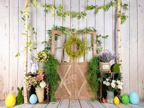 Katebackdrop£ºKate Floral Barn Door Easter Backdrop Designed by Jia Chan Photography