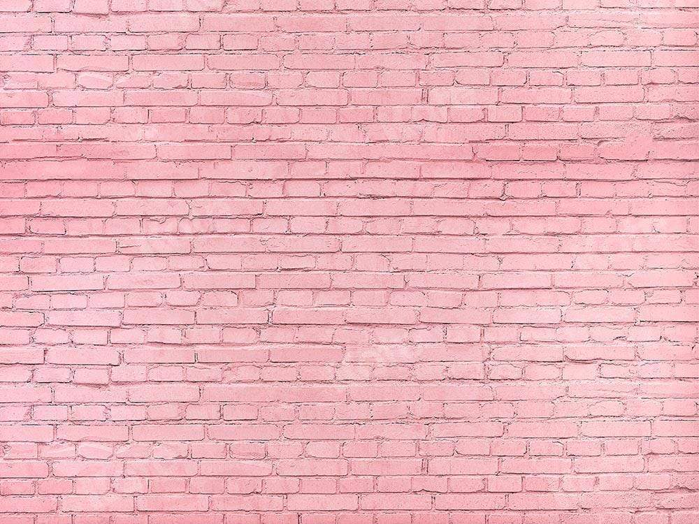 Kate toile de fond de mur de brique rose conçue par Kate image