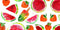 Kate Été Crème glacée Fraise Pastèque Toile de fond conçue par GQ - Kate Backdrop FR