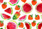 Kate Été Crème glacée Fraise Pastèque Toile de fond conçue par GQ - Kate Backdrop FR