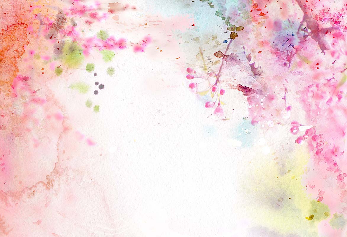 Kate Fleurs roses Beaux-arts Printemps Toile de fond conçue par Chain Photographie - Kate Backdrop FR