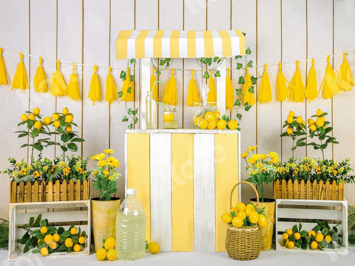 Kate Magasin de limonade Été Toile de fond conçue par Jia Chan Photographie