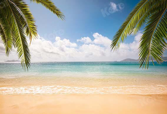 Kate Toile de fond ciel bleu plage d'été conçu par Chain Photographie