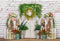 Kate Mur de briques Blanc Printemps Porte Vignes Toile de fond conçue par Emetselch - Kate Backdrop FR