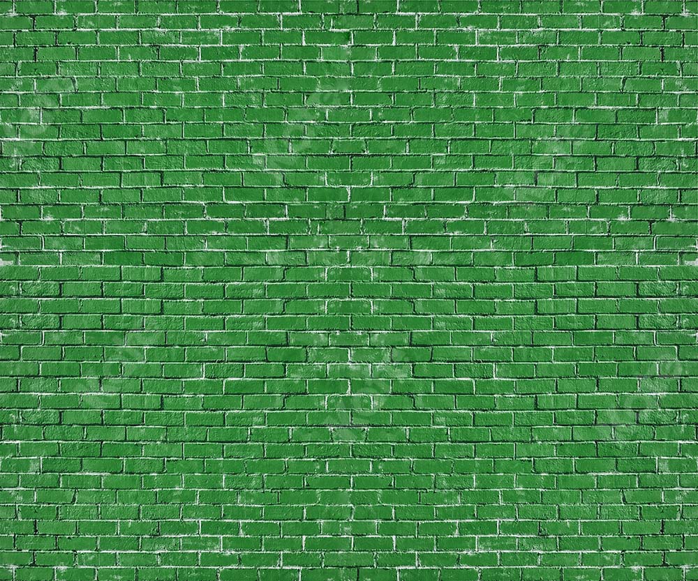 Kate Mur de briques Vertes Printemps Toile de fond pour la photographie
