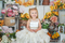 Kate Mur de briques Tournesol Magasin Fleurs Printemps Toile de fond conçue par Emetselch - Kate Backdrop FR