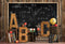 Kate Retour à l'école Tableau noir ABC Toile de fond conçu par Emetselch - Kate Backdrop FR