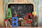 Kate Retour à l'école Été Tableau noir Coloré ABC Toile de fond conçu par Emetselch - Kate Backdrop FR
