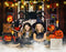Kate Halloween Automne Citrouille Araignée Toile de fond conçu par Emetselch - Kate Backdrop FR