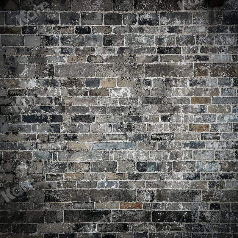 Kate Mur de briques Ton foncé Noir Portrait Toile de fond conçue par Emetselch