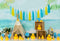 Kate Plage Été Canard Douche de bébé Toile de fond conçue par Emetselch - Kate Backdrop FR