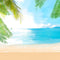 Kate Été Vacances Plage Mer Bleu Toile de fond conçue par Chain Photographie - Kate Backdrop FR