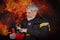Toile de fond de flammes de texture de feu de Kate pour la photographie - Kate Backdrop FR