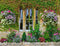 Kate Fenêtre secrète Printemps Plante Vert Toile de fond