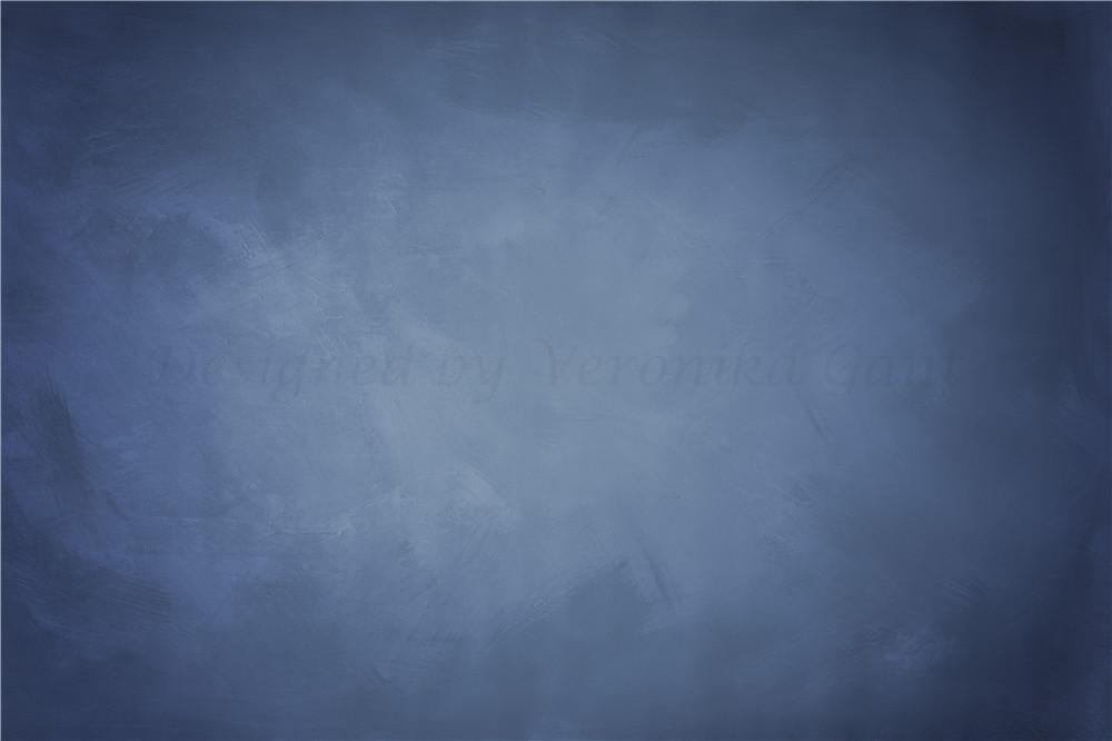 Kate Texture Abstraite Bleu océan profond Toile de fond conçu par Veronika Gant - Kate Backdrop FR