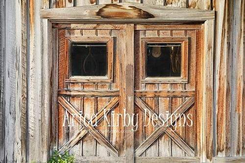 Katebackdrop£ºKate Tack Barn Spring Backdrop for Photography designed by Arica Kirby