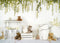 Kate Fleurs Vintage Ours en peluche Enfant Toile de fond conçu par Arica Kirby - Kate Backdrop FR