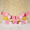 Kate Anniversaire Ballons Rose & Doré Toile de fond conçue par Mandy Ringe - Kate Backdrop FR