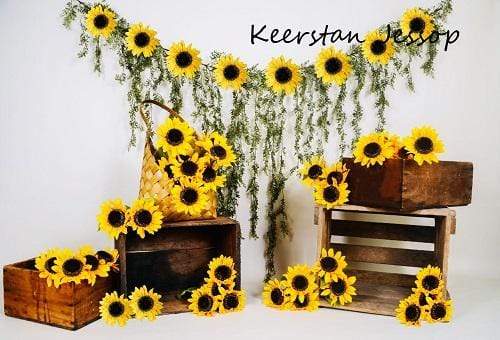 Katebackdrop£ºKate Sunflower Summer Backdrop for Photography Designed by Keerstan Jessop