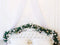 Katebackdrop£ºKate Christmas White Headboard Wreath Decoration Backdrop