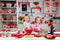 Kate Cuisine Amour Saint-Valentin Toile de fond pour la photographie - Kate Backdrop FR