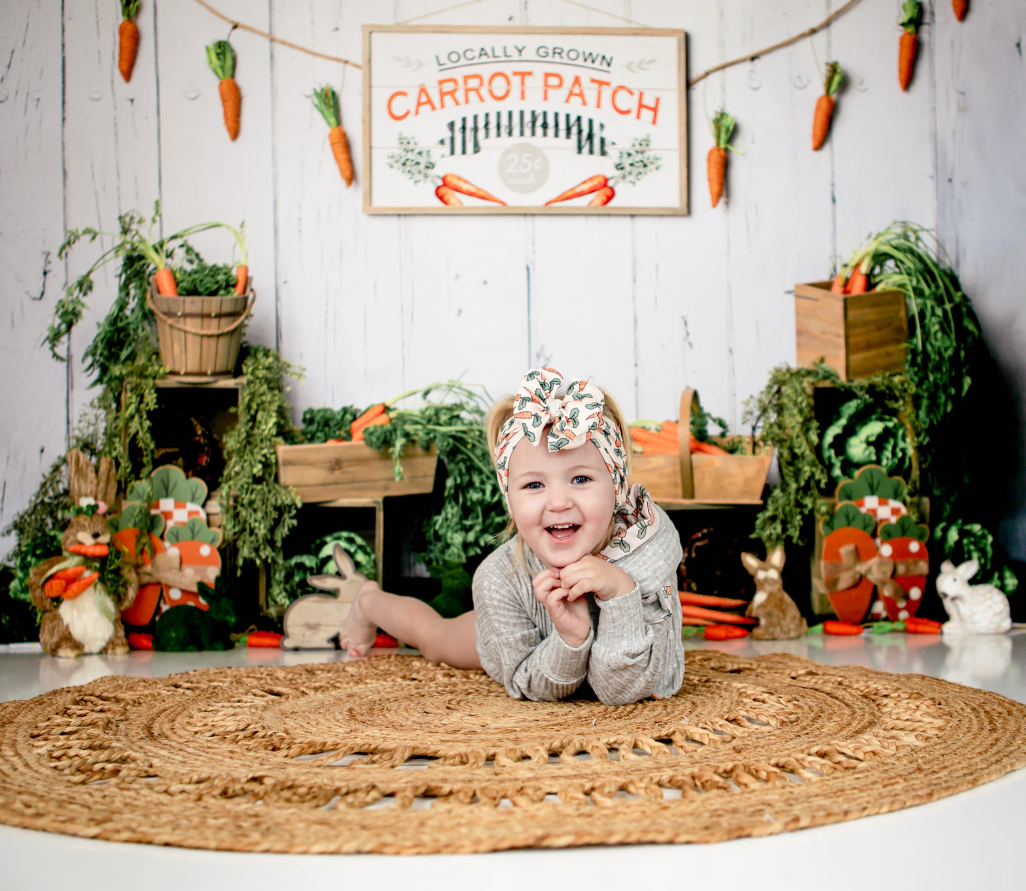 Kate Pâques Tranches de Carottes Toile de fond conçu par Megan Leigh Photographie