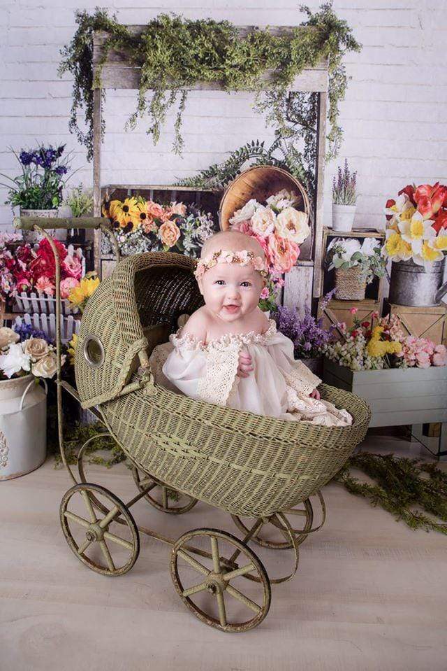 Katebackdrop£ºKate Spring Flower Stand Backdrop Designed By Mandy Ringe Photography