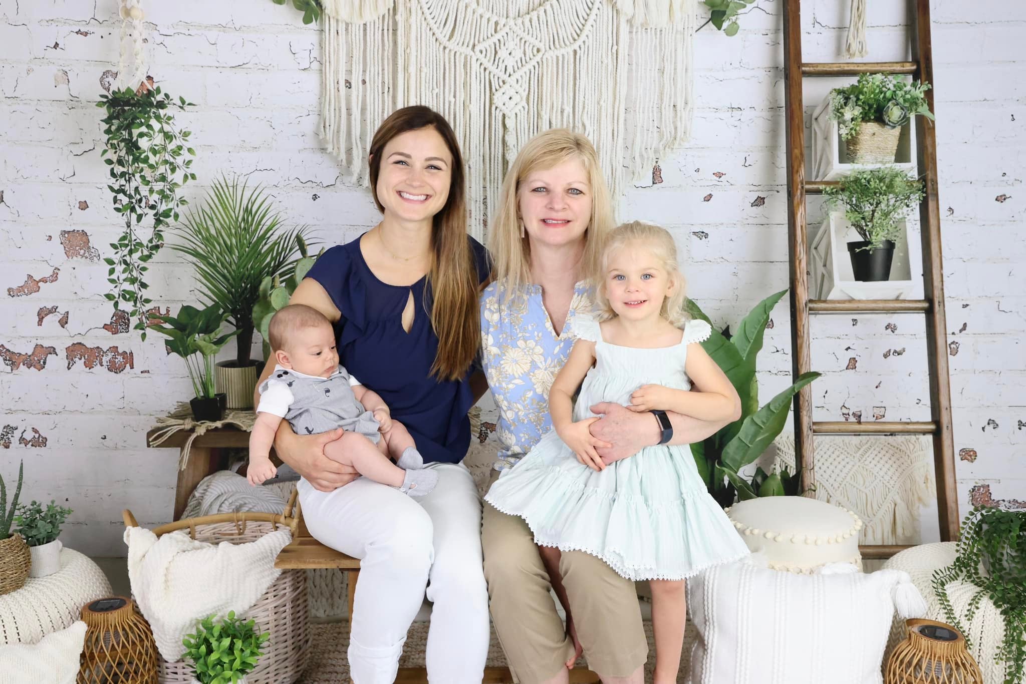 Kate Printemps Boho Macramé Chambre Toile de fond conçu par Mandy Ringe photographie - Kate Backdrop FR