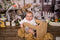 Kate Pâques Printemps Fleurs Porte Lapins Toile de fond Conçu par Rose Abbas - Kate Backdrop FR