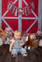 Kate 1er anniversaire Animaux de ferme Cake smash Toile de fond conçue par Alisha Byrem - Kate Backdrop FR