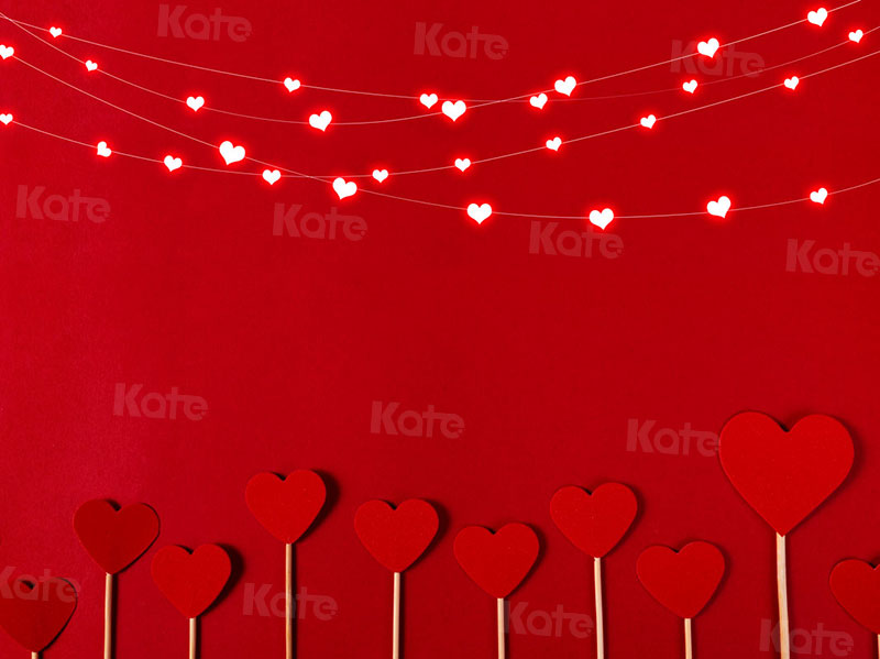 Kate La Saint-Valentin Rouge Amour Toile de fond  pour la photographie - Kate Backdrop FR