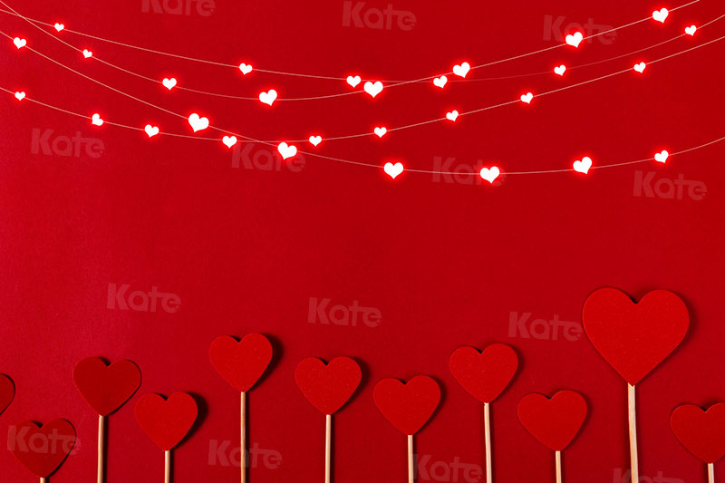 Kate La Saint-Valentin Rouge Amour Toile de fond  pour la photographie - Kate Backdrop FR